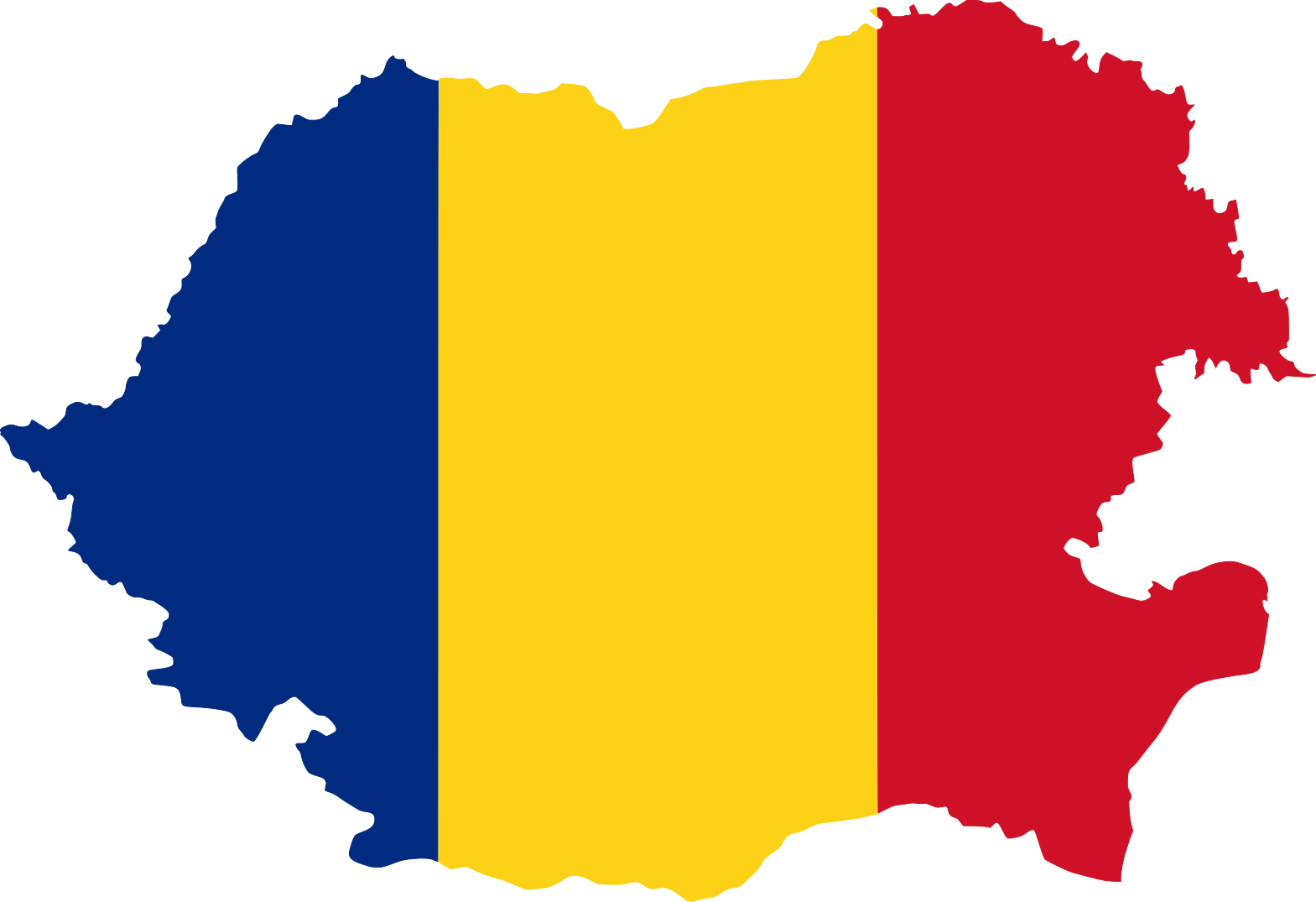 Romania Flag on map - Gen IPTV Premium IPTV Provider in Romania
